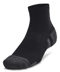 Under Armour Socks-Unisex UA Performance Tech 6-Pack Quarter Socks-under armoir 2