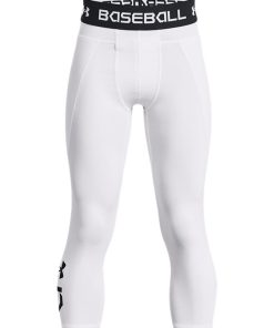 Under Armour Boys-Boys’ UA Utility Pro ¾ Slider Leggings-curry shoes