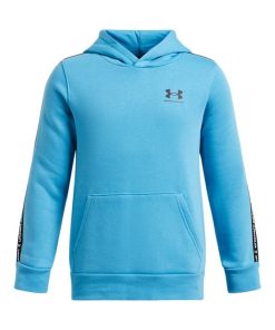 Under Armour Boys-Boys’ UA Icon Fleece Taping Hoodie-under armour shorts