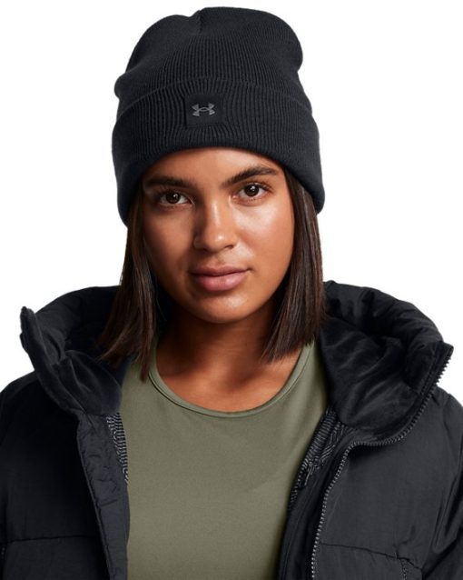 Under Armour Accessories-Women's UA Halftime Cuff Beanie-under armor backpack - Image 2