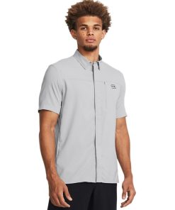 Under Armour Shirts & Tops-Men’s UA Fish Pro Hybrid Woven Short Sleeve-under armour outlet