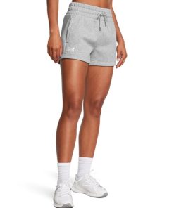 Under Armour Shorts-Women’s UA Icon Fleece Boxer Shorts-under armour near me