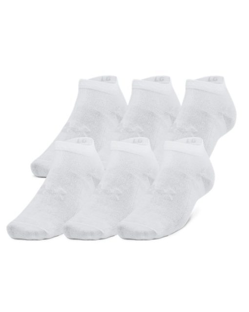 Under Armour Socks-Unisex UA Essential 6-Pack Low Cut Socks-under armour backpack