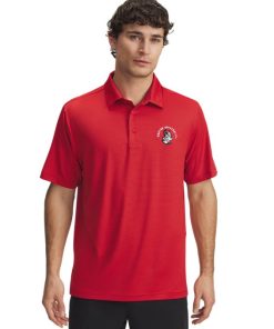 Under Armour Men’s-Men’s UA Tee 2 Green Bridge Stripe Collegiate Polo-under armour outlet