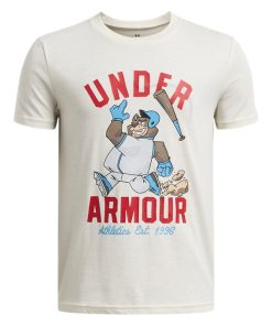 Under Armour Boys-Boys’ UA Baseball Bear Short Sleeve-under armour near me