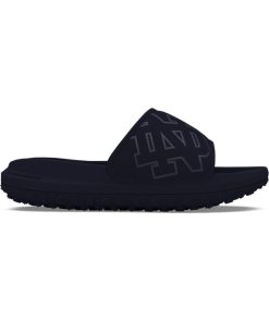 Under Armour Sportswear-Unisex UA Summit Fat Tire Sway Collegiate Slides-under armour near me