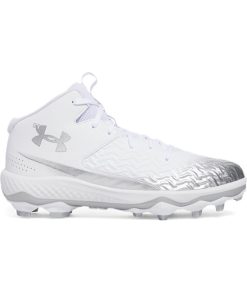 Under Armour Shoes-Men’s UA Spotlight Mid Football Cleats-under armour sweatpants