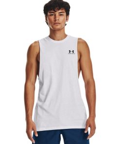 Under Armour Shirts & Tops-Men’s UA Left Chest Cut-Off Tank-under armor outlet 2