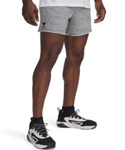 Under Armour Shorts-Men’s Project Rock Terry Shorts-under armoir