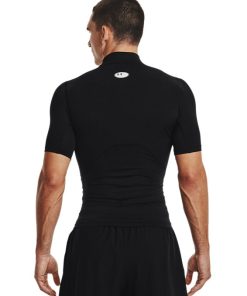 Under Armour Shirts & Tops-Men’s HeatGear® Compression Mock Short Sleeve-under armour socks 2