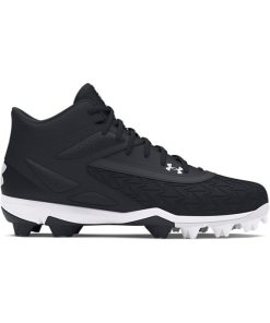 Under Armour Shoes-Men’s UA Leadoff Mid 3.0 Baseball Cleats-under armour socks