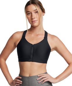 Under Armour Sports Bras-Women’s UA Infinity 2.0 High Zip Sports Bra-under armour shoes