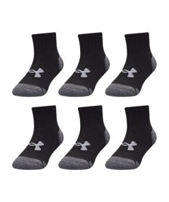 Under Armour Boys-Infant Girls’ UA Performance Tech 6-Pack Quarter Socks-under armor outlet