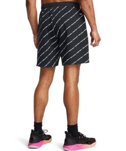 Under Armour Shorts-Men’s Project Rock Icon Fleece Printed Badge Of Honor Shorts-under armour near me 2