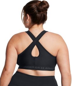 Under Armour Sports Bras-Women’s Armour® Mid Crossback Sports Bra-ua outlet 2