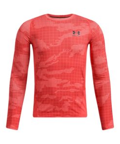 Under Armour Boys-Boys’ HeatGear® Printed Long Sleeve-under armour near me