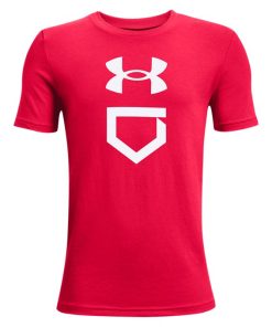 Under Armour Boys-Boys’ UA Baseball Plate Short Sleeve-under armor backpack