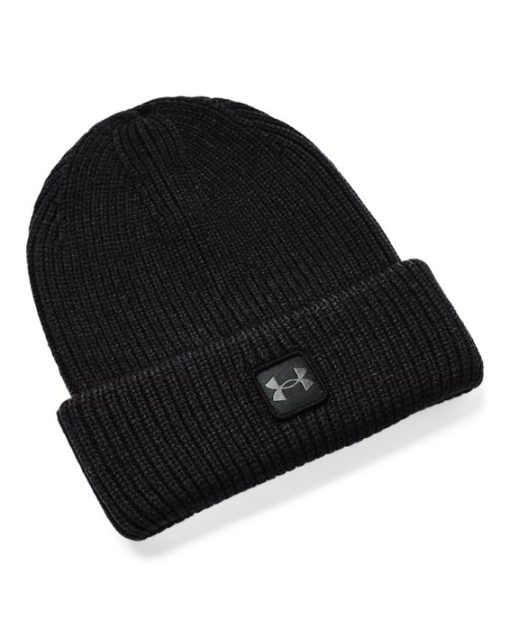 Under Armour Accessories-Men's UA Halftime Ribbed Beanie-under armour socks