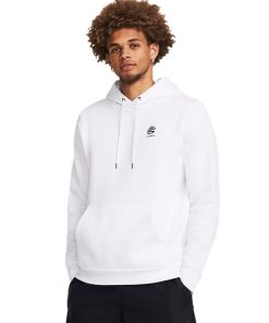 Under Armour-Men’s Curry Small Left Chest Hoodie-curry shoes