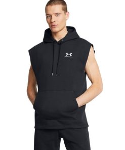 Under Armour-Men’s UA Icon Fleece Sleeveless Hoodie-underarmer