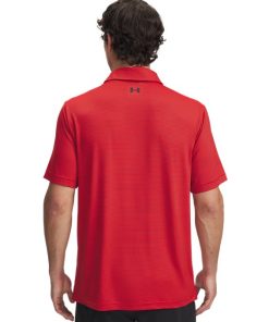 Under Armour Men’s-Men’s UA Tee 2 Green Bridge Stripe Collegiate Polo-under armour outlet 2