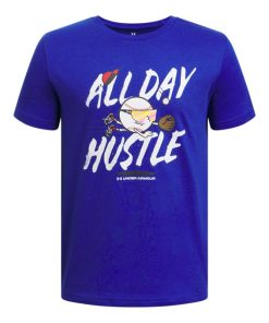 Under Armour Boys-Boys’ UA Baseball Hustle Short Sleeve-under armor compression shirt