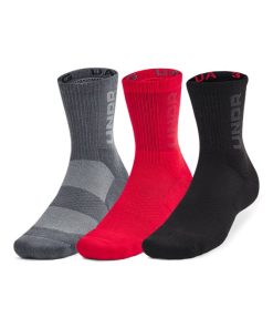 Under Armour Socks-Unisex UA 3-Maker 3-Pack Mid-Crew Socks-underarmour