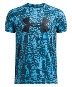 Under Armour Boys-Boys’ UA Tech™ Big Logo Printed Short Sleeve-under armour