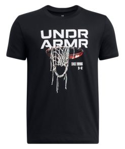 Under Armour Boys-Boys’ UA Hoops Net Short Sleeve-underarmer