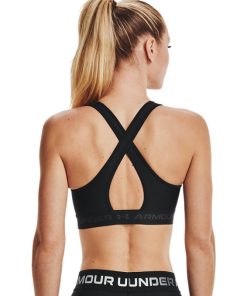 Under Armour Sports Bras-Women’s Armour® Mid Crossback Sports Bra-ua outlet 2