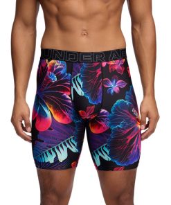 Under Armour Underwear-Men’s UA Performance Tech Mesh Graphic 9″ Boxerjock®-under armour shorts